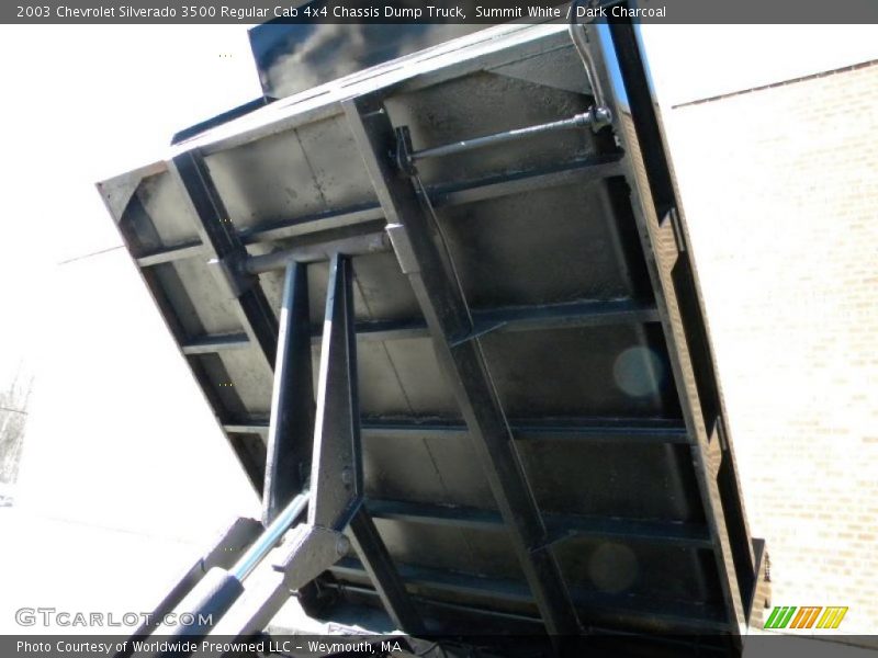 Summit White / Dark Charcoal 2003 Chevrolet Silverado 3500 Regular Cab 4x4 Chassis Dump Truck