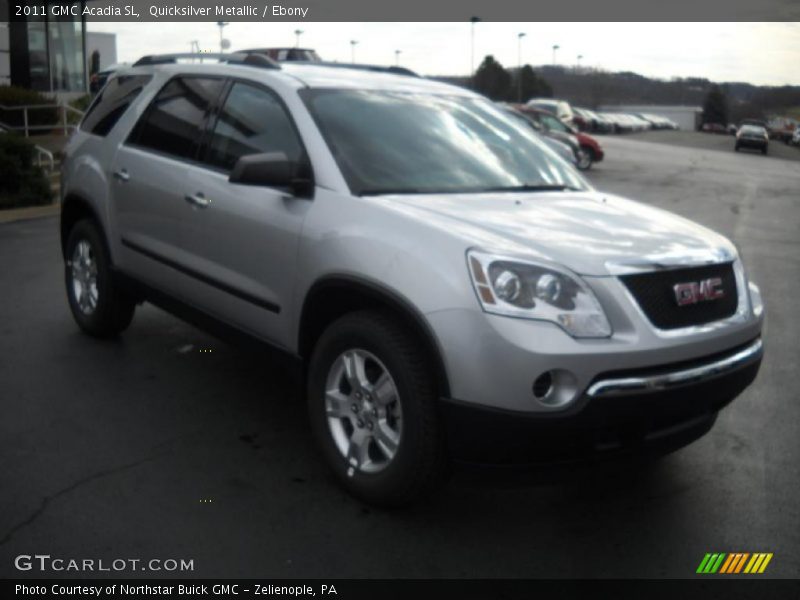 Quicksilver Metallic / Ebony 2011 GMC Acadia SL