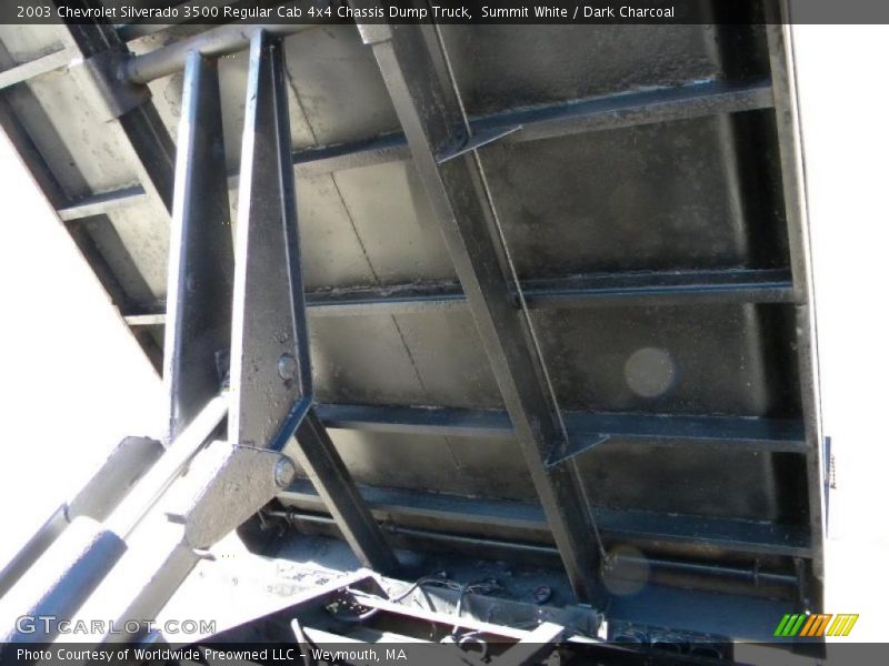 Summit White / Dark Charcoal 2003 Chevrolet Silverado 3500 Regular Cab 4x4 Chassis Dump Truck