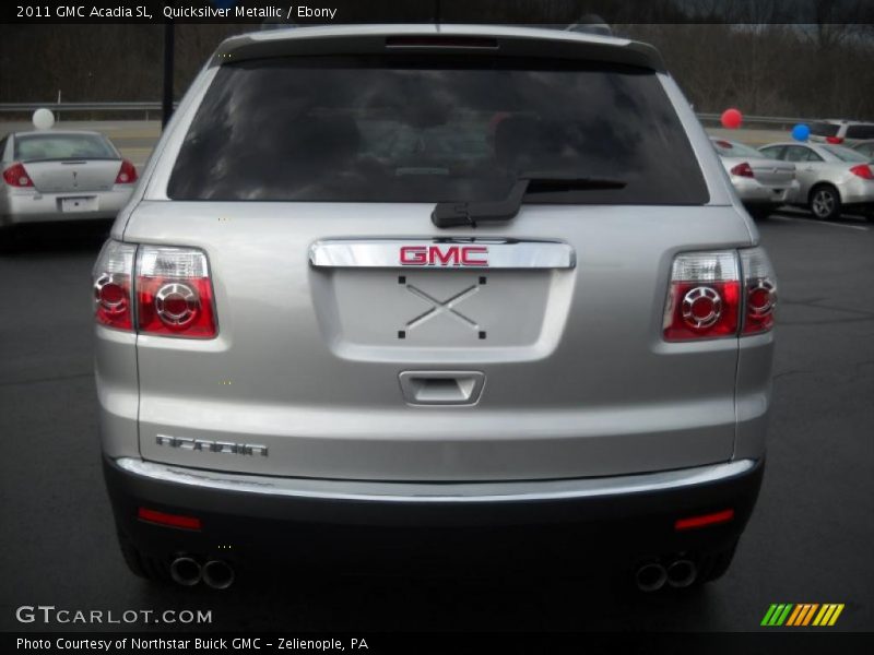 Quicksilver Metallic / Ebony 2011 GMC Acadia SL