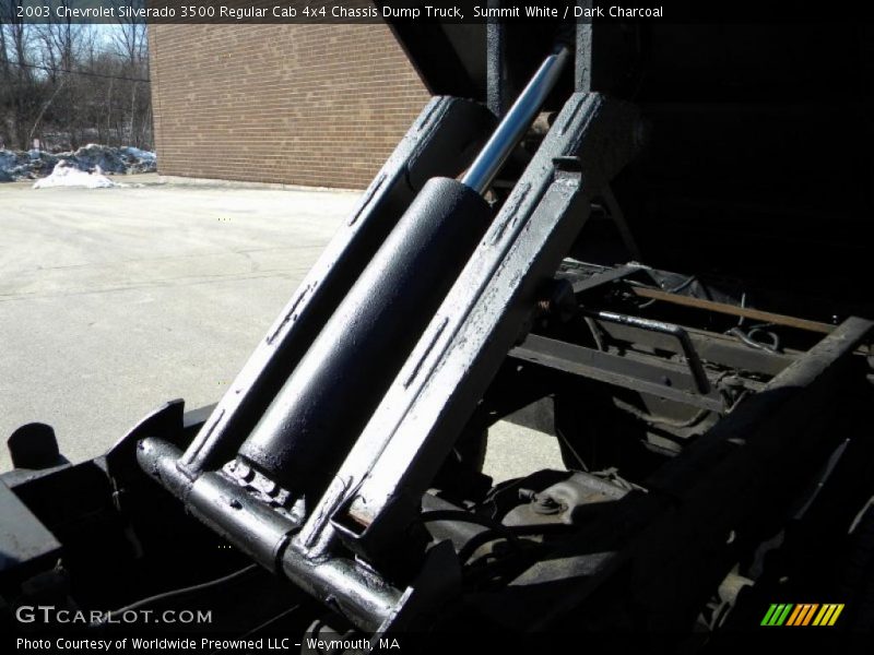 Summit White / Dark Charcoal 2003 Chevrolet Silverado 3500 Regular Cab 4x4 Chassis Dump Truck