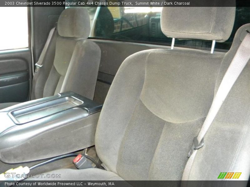 Summit White / Dark Charcoal 2003 Chevrolet Silverado 3500 Regular Cab 4x4 Chassis Dump Truck