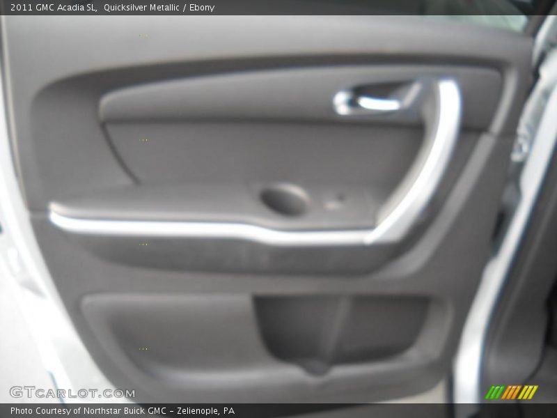 Quicksilver Metallic / Ebony 2011 GMC Acadia SL