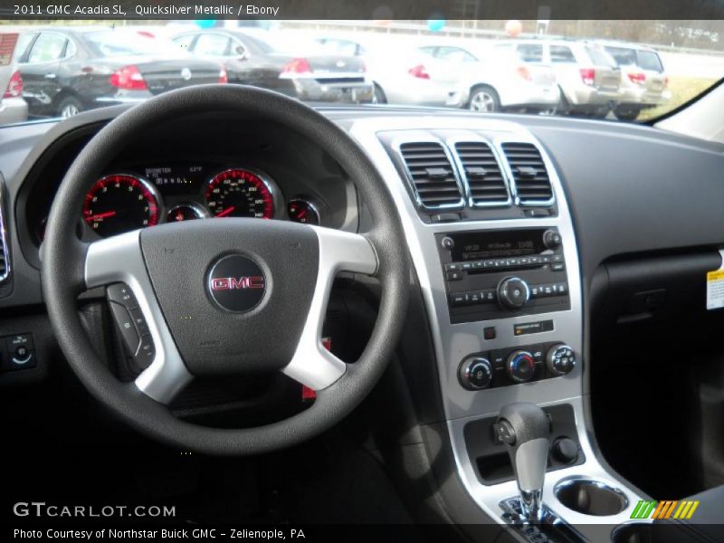 Quicksilver Metallic / Ebony 2011 GMC Acadia SL