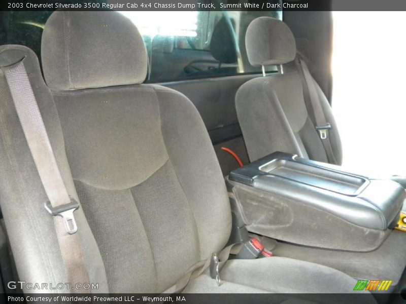 Summit White / Dark Charcoal 2003 Chevrolet Silverado 3500 Regular Cab 4x4 Chassis Dump Truck