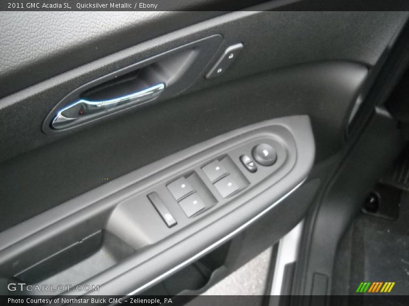 Quicksilver Metallic / Ebony 2011 GMC Acadia SL