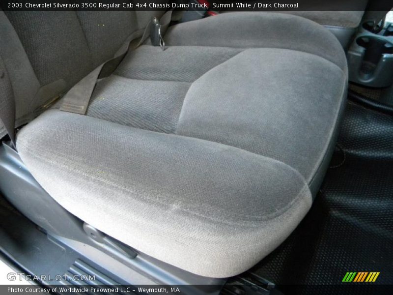 Summit White / Dark Charcoal 2003 Chevrolet Silverado 3500 Regular Cab 4x4 Chassis Dump Truck
