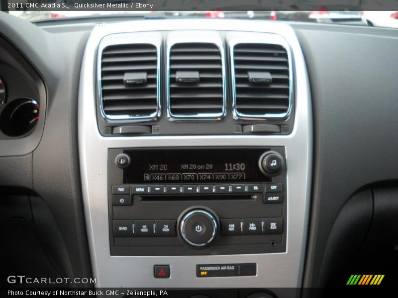Quicksilver Metallic / Ebony 2011 GMC Acadia SL