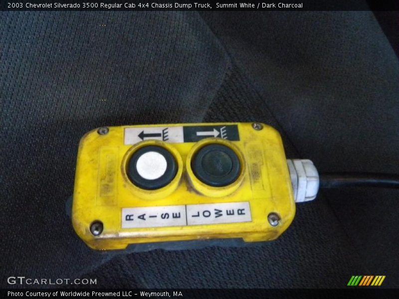 Summit White / Dark Charcoal 2003 Chevrolet Silverado 3500 Regular Cab 4x4 Chassis Dump Truck