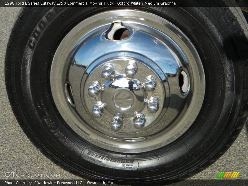 Oxford White / Medium Graphite 1998 Ford E Series Cutaway E350 Commercial Moving Truck