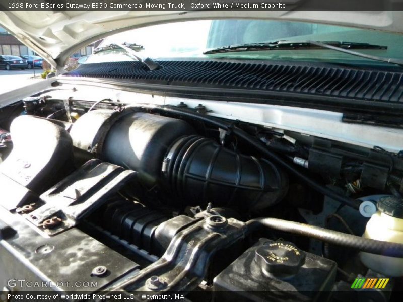 Oxford White / Medium Graphite 1998 Ford E Series Cutaway E350 Commercial Moving Truck