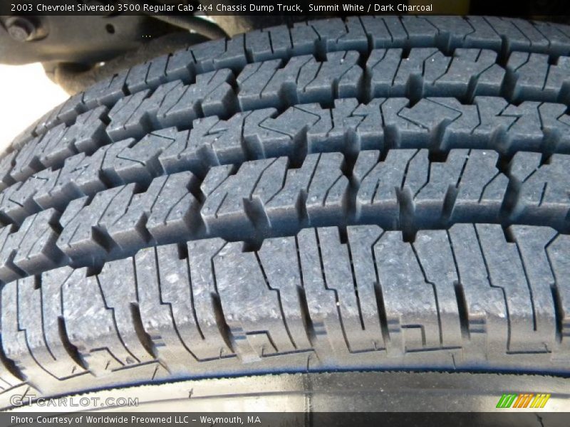 Summit White / Dark Charcoal 2003 Chevrolet Silverado 3500 Regular Cab 4x4 Chassis Dump Truck