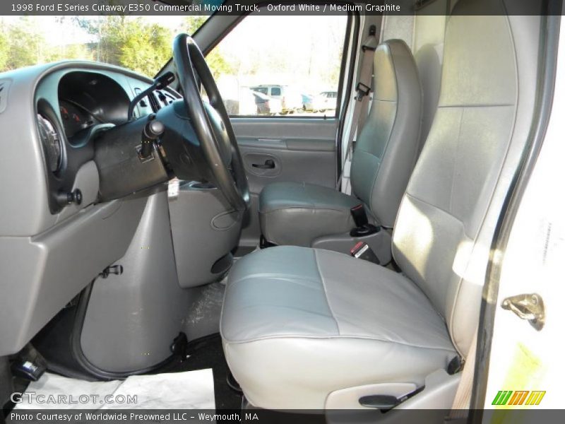  1998 E Series Cutaway E350 Commercial Moving Truck Medium Graphite Interior