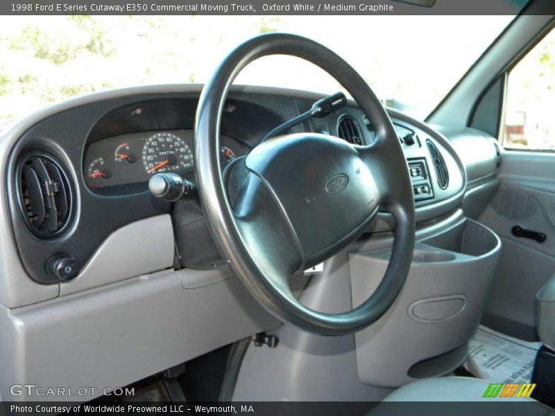 1998 E Series Cutaway E350 Commercial Moving Truck Medium Graphite Interior