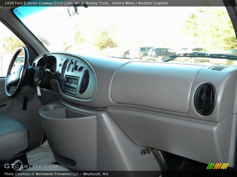 Oxford White / Medium Graphite 1998 Ford E Series Cutaway E350 Commercial Moving Truck
