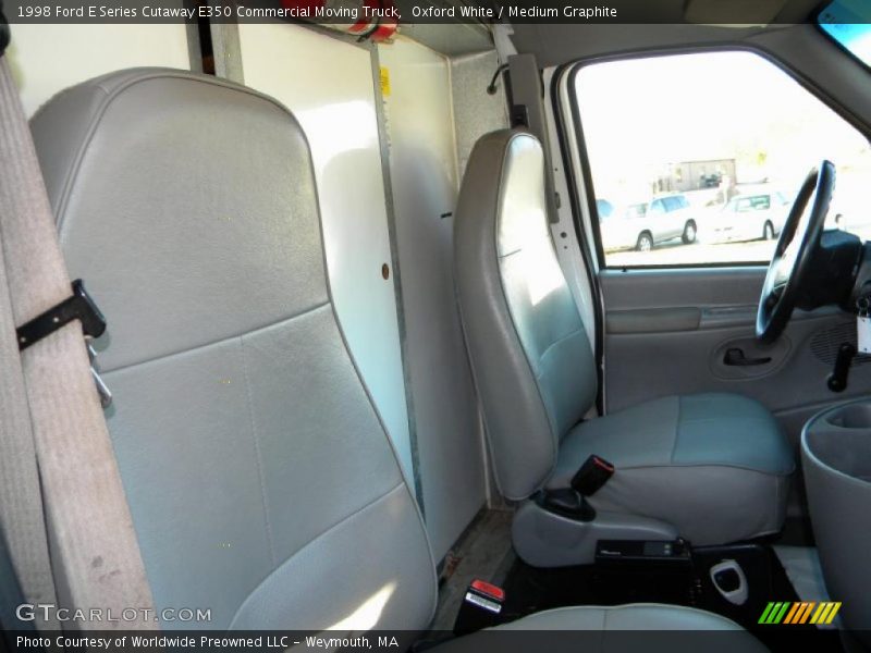 Oxford White / Medium Graphite 1998 Ford E Series Cutaway E350 Commercial Moving Truck