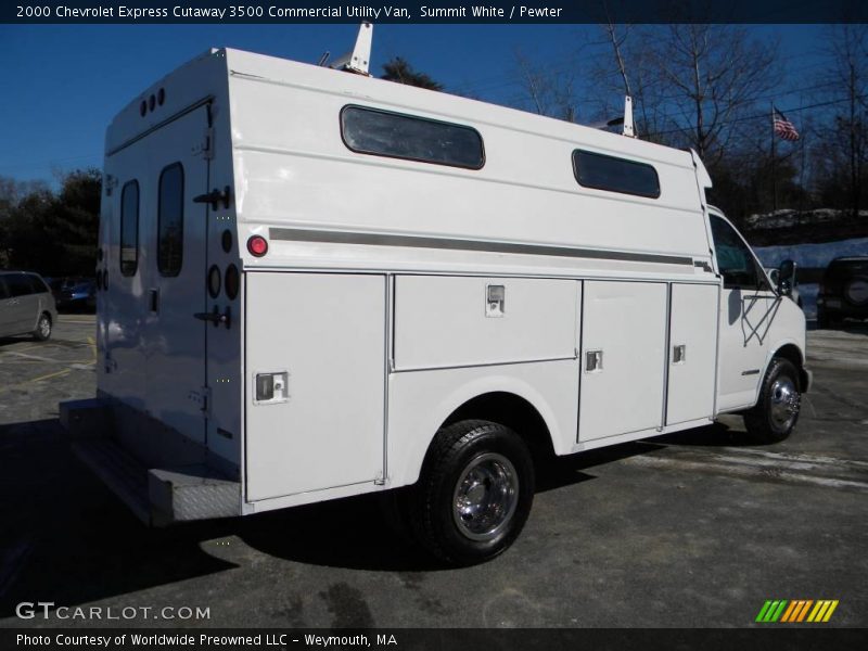 Summit White / Pewter 2000 Chevrolet Express Cutaway 3500 Commercial Utility Van