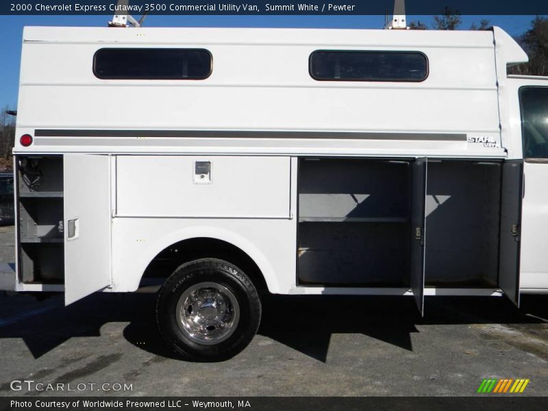 Summit White / Pewter 2000 Chevrolet Express Cutaway 3500 Commercial Utility Van