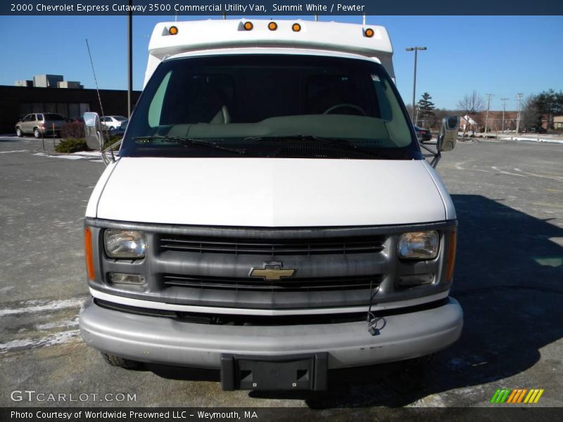 Summit White / Pewter 2000 Chevrolet Express Cutaway 3500 Commercial Utility Van