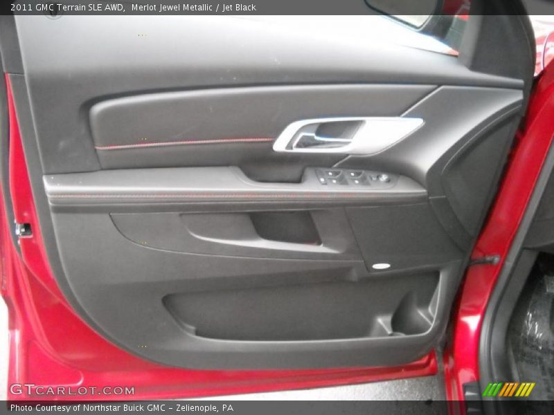 Merlot Jewel Metallic / Jet Black 2011 GMC Terrain SLE AWD