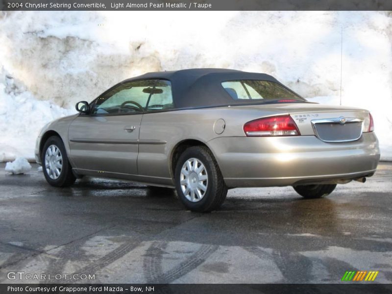 Light Almond Pearl Metallic / Taupe 2004 Chrysler Sebring Convertible