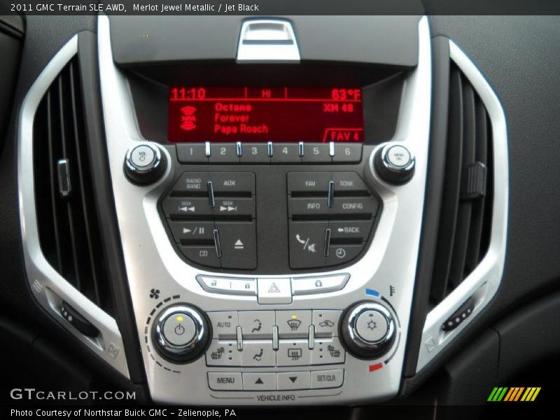 Controls of 2011 Terrain SLE AWD