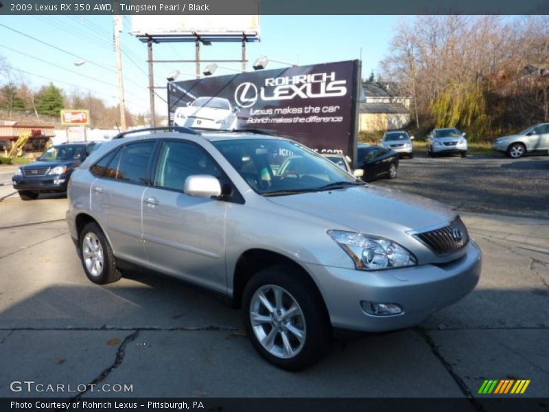 Tungsten Pearl / Black 2009 Lexus RX 350 AWD