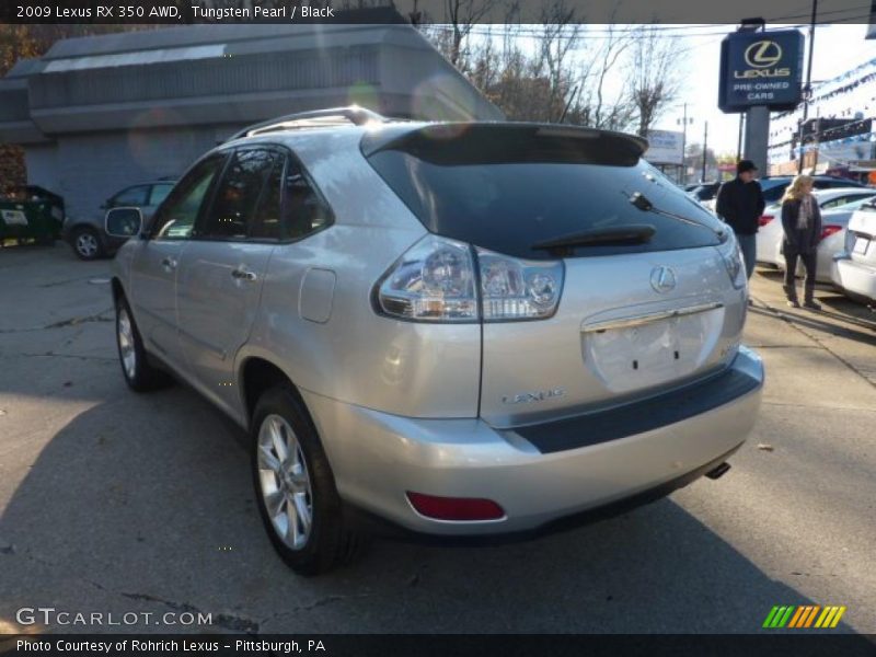 Tungsten Pearl / Black 2009 Lexus RX 350 AWD