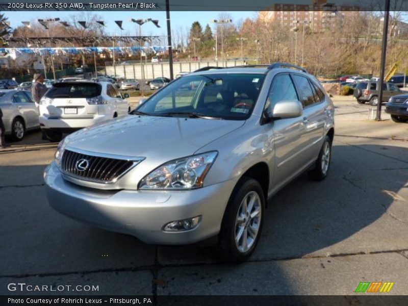 Tungsten Pearl / Black 2009 Lexus RX 350 AWD