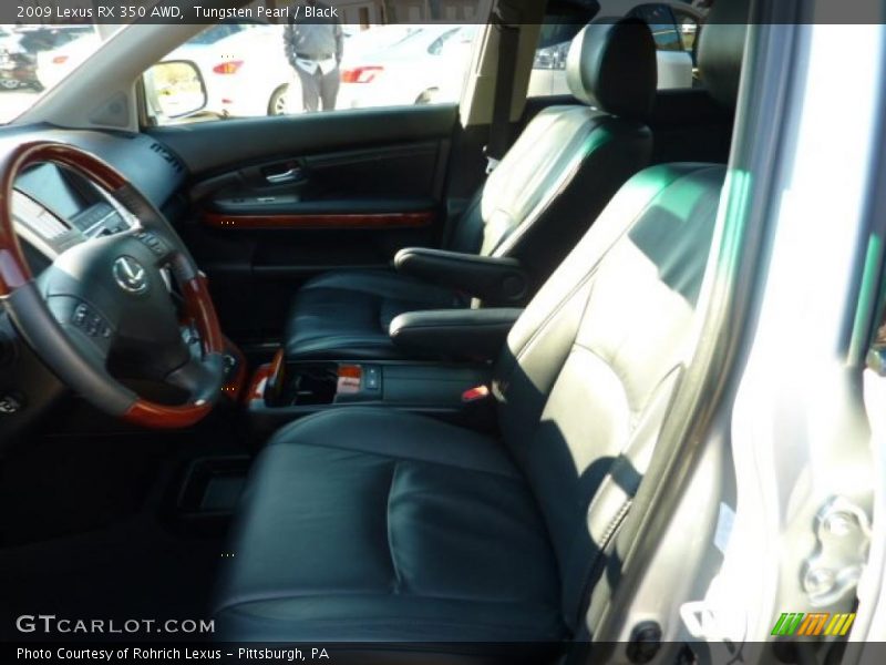 Tungsten Pearl / Black 2009 Lexus RX 350 AWD