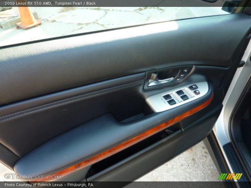 Tungsten Pearl / Black 2009 Lexus RX 350 AWD