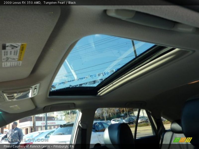 Tungsten Pearl / Black 2009 Lexus RX 350 AWD
