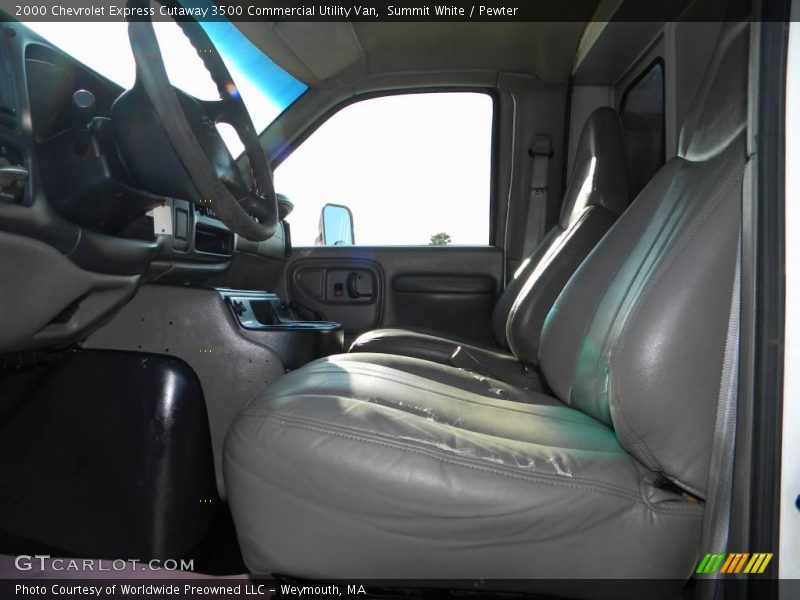 Summit White / Pewter 2000 Chevrolet Express Cutaway 3500 Commercial Utility Van