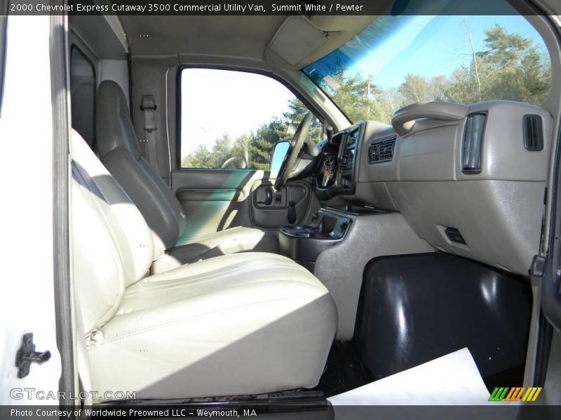 Summit White / Pewter 2000 Chevrolet Express Cutaway 3500 Commercial Utility Van
