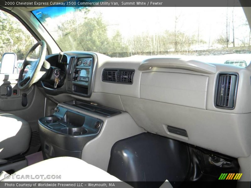 Summit White / Pewter 2000 Chevrolet Express Cutaway 3500 Commercial Utility Van