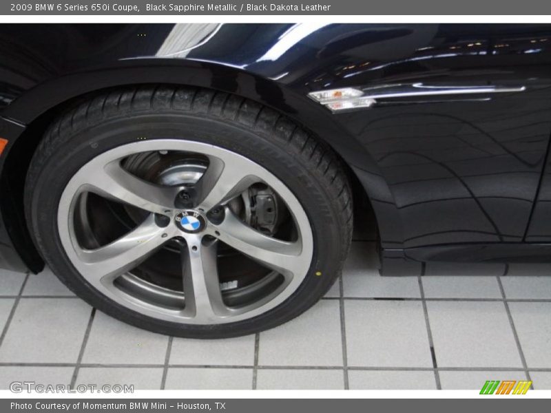 Black Sapphire Metallic / Black Dakota Leather 2009 BMW 6 Series 650i Coupe