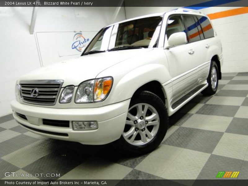 Blizzard White Pearl / Ivory 2004 Lexus LX 470