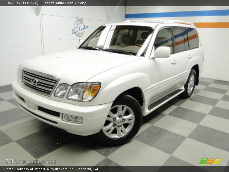 Blizzard White Pearl / Ivory 2004 Lexus LX 470