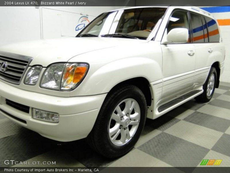 Blizzard White Pearl / Ivory 2004 Lexus LX 470
