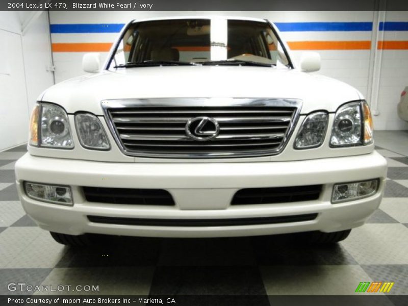 Blizzard White Pearl / Ivory 2004 Lexus LX 470