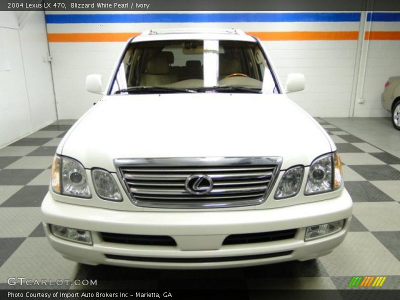 Blizzard White Pearl / Ivory 2004 Lexus LX 470