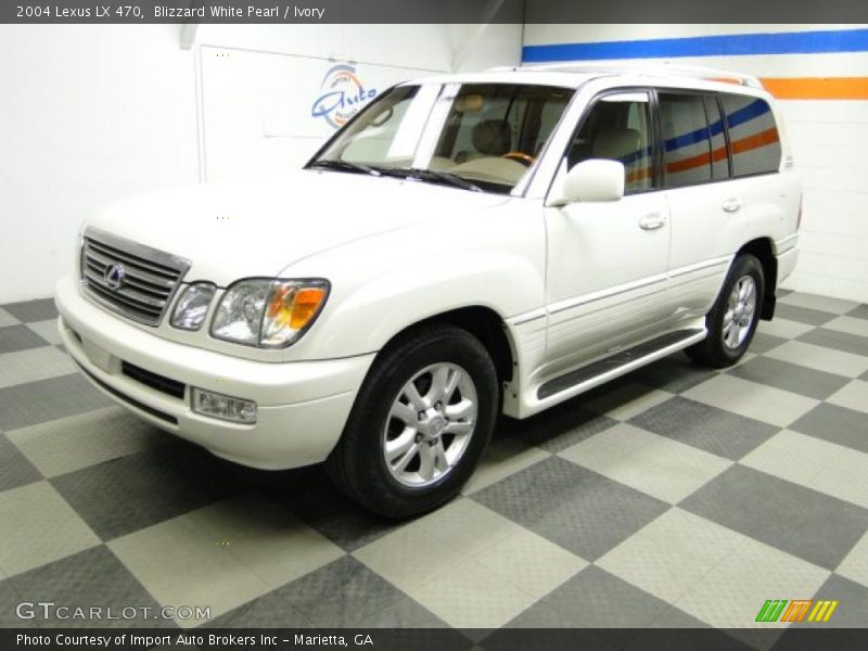 Blizzard White Pearl / Ivory 2004 Lexus LX 470