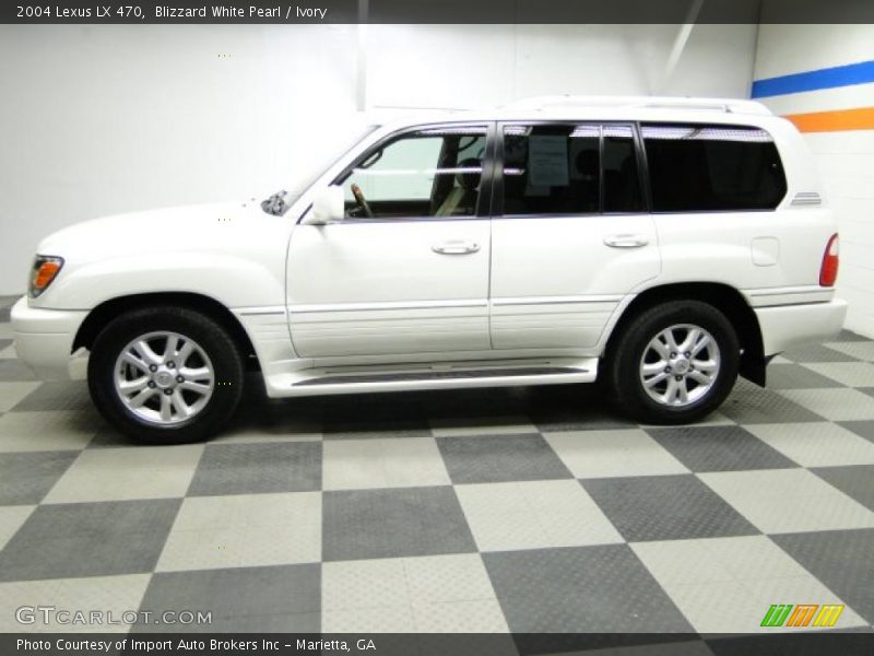Blizzard White Pearl / Ivory 2004 Lexus LX 470
