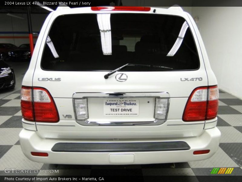 Blizzard White Pearl / Ivory 2004 Lexus LX 470