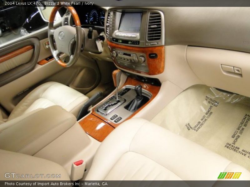 Blizzard White Pearl / Ivory 2004 Lexus LX 470