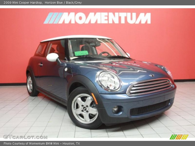 Horizon Blue / Black/Grey 2009 Mini Cooper Hardtop