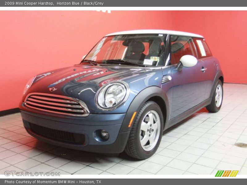 Horizon Blue / Black/Grey 2009 Mini Cooper Hardtop