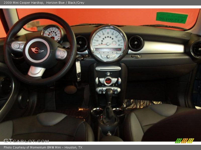 Horizon Blue / Black/Grey 2009 Mini Cooper Hardtop
