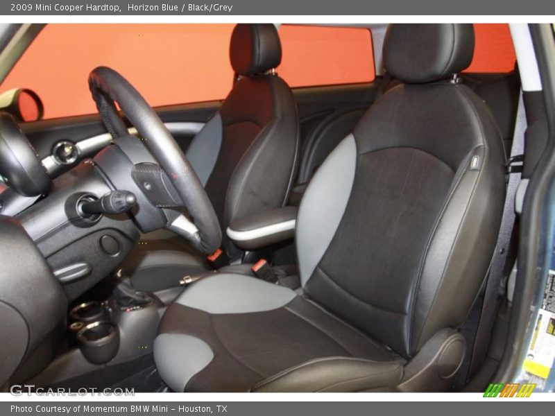 Horizon Blue / Black/Grey 2009 Mini Cooper Hardtop