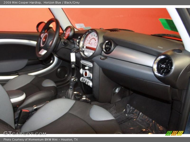 Horizon Blue / Black/Grey 2009 Mini Cooper Hardtop